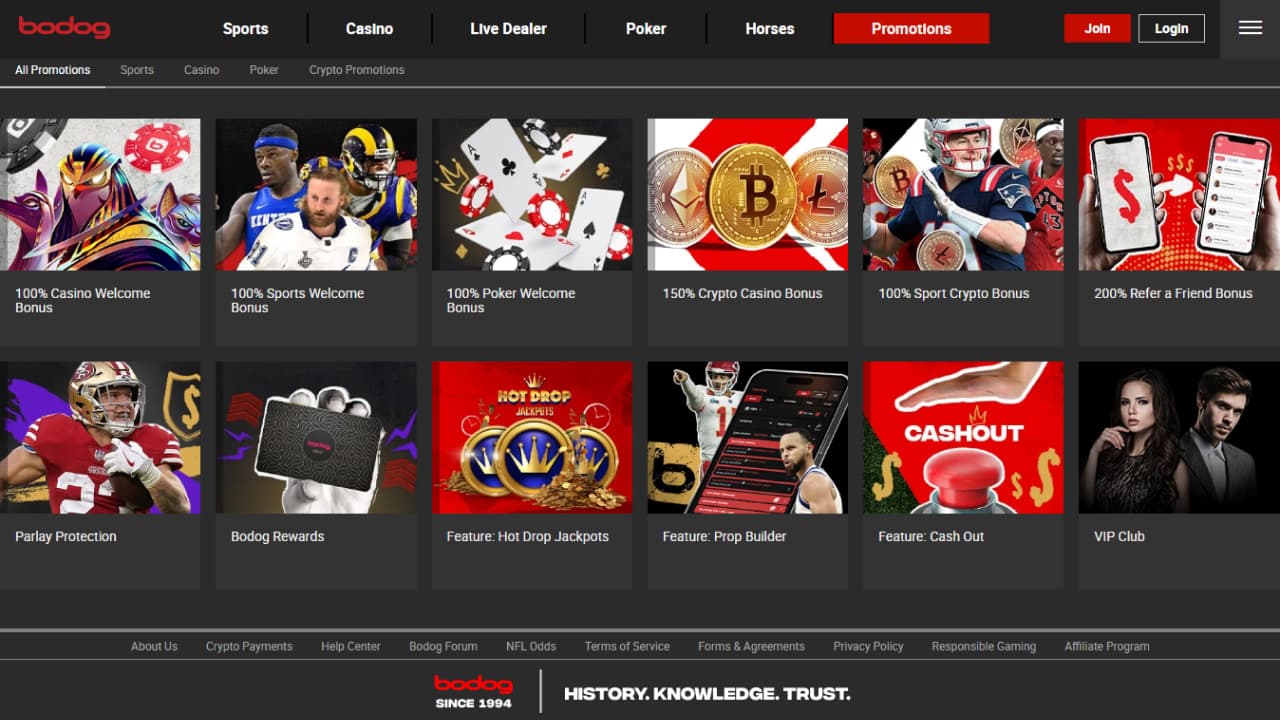 Bodog promotions