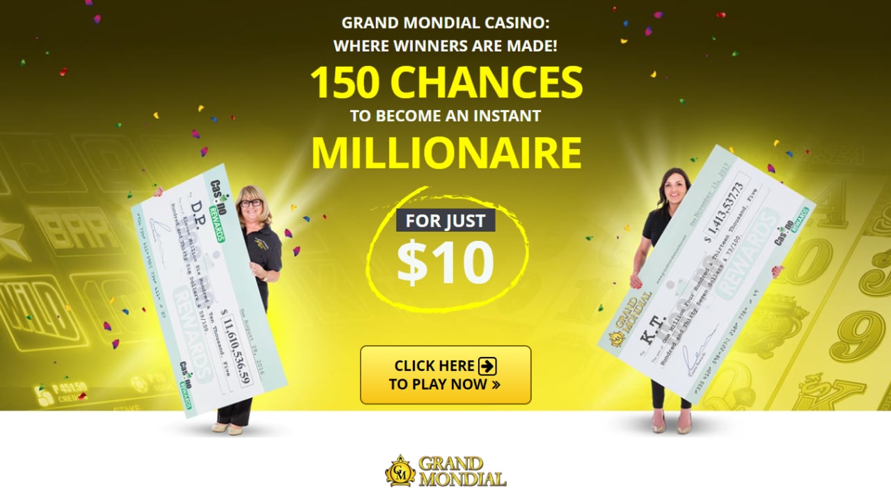 Grand mondial online casino bonuses