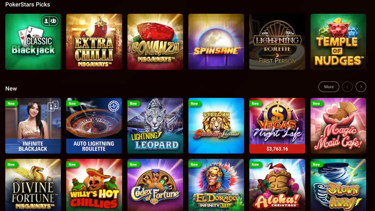 Poker Stars online games