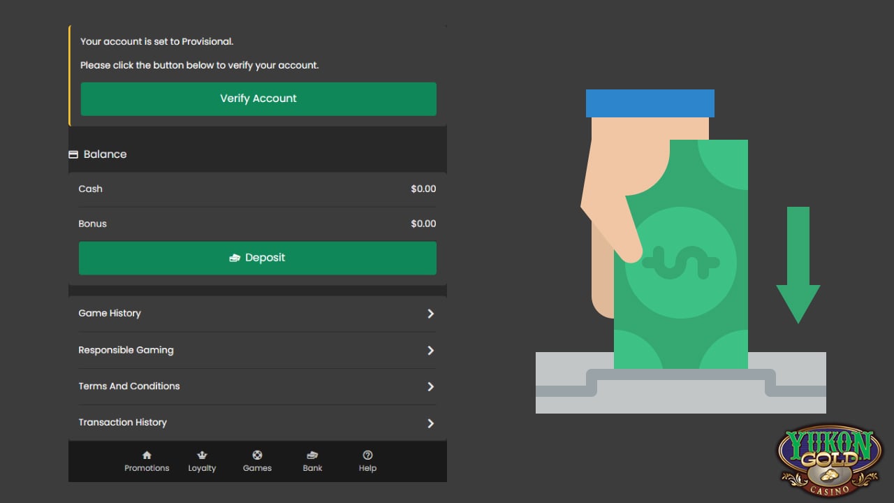 Yukon Gold Casino payment methods
