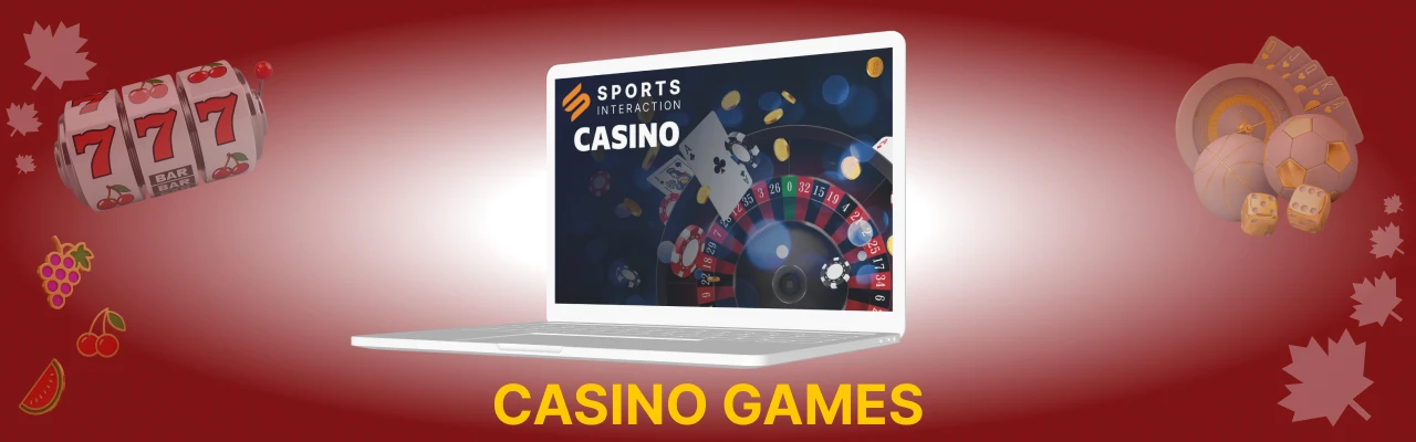 Casino games at sports interaction