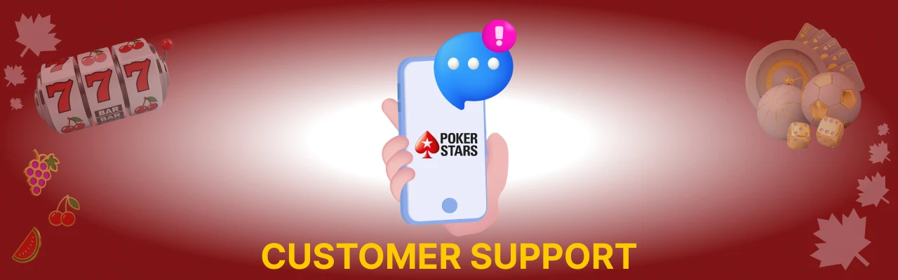 Customer support at pokerstars
