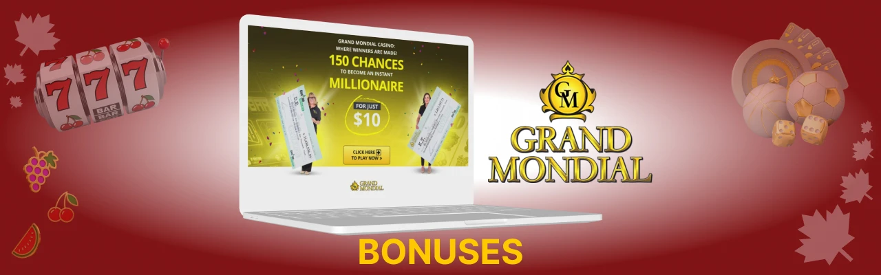 Grand mondial online casino bonuses