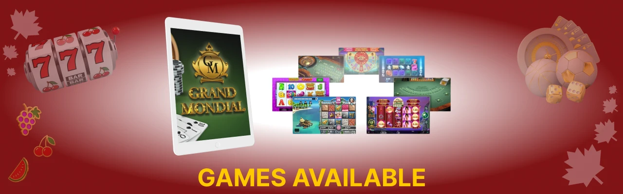 Grand mondial online games