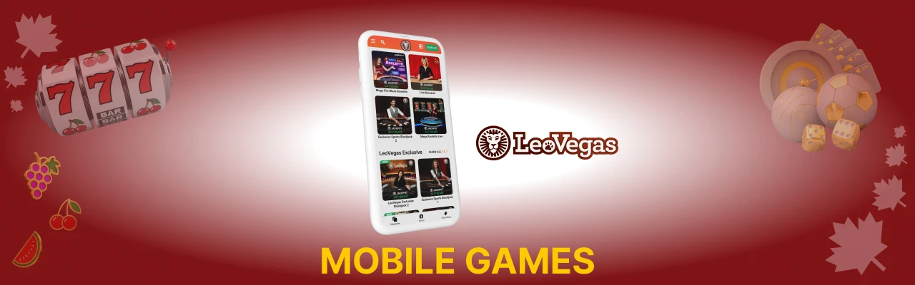 Leovegas casino on mobile
