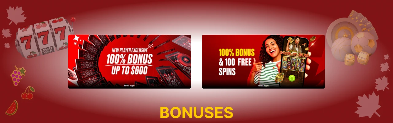 Pokerstars online casino bonuses