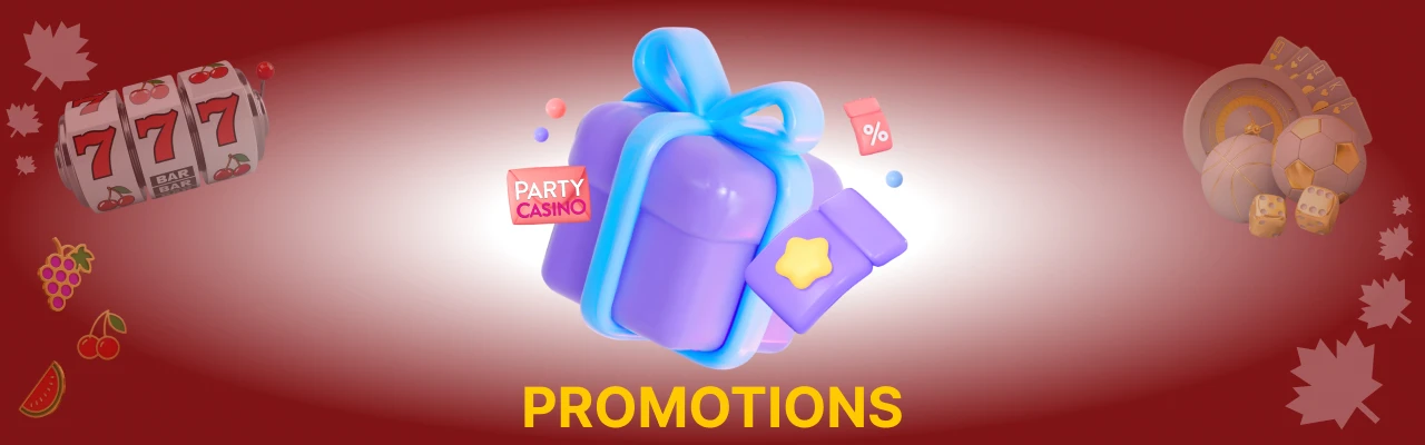 Promotions at party casino