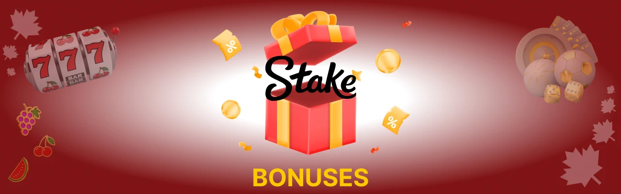 Stake online casino bonuses