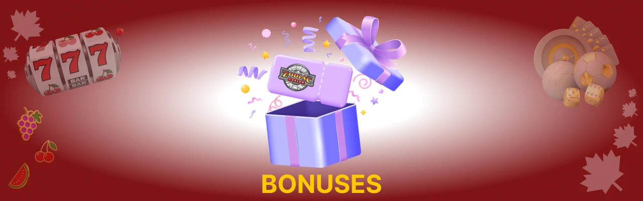 Zodiac casino online bonuses