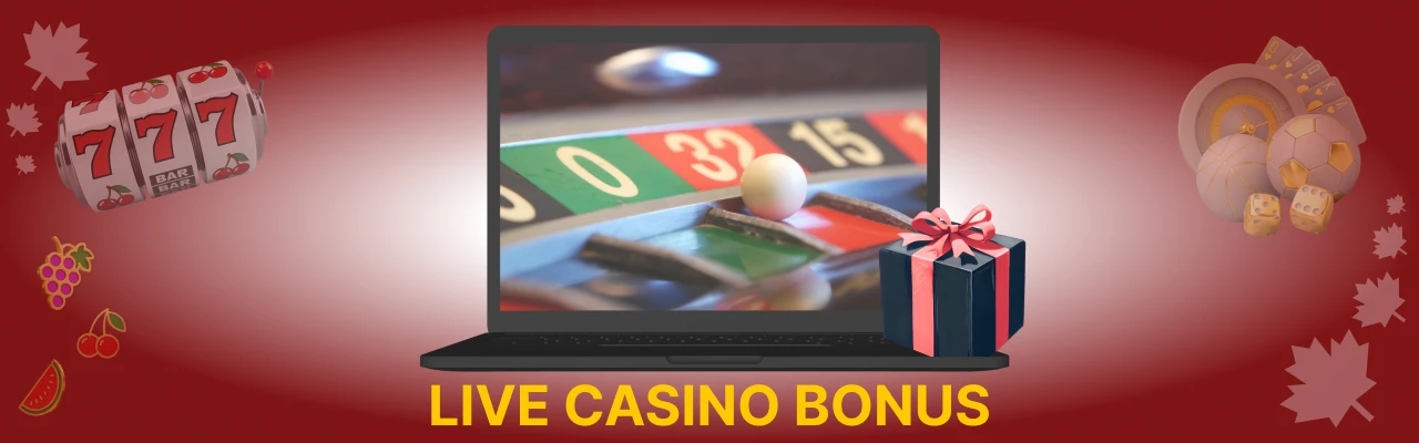 Live casino bonus