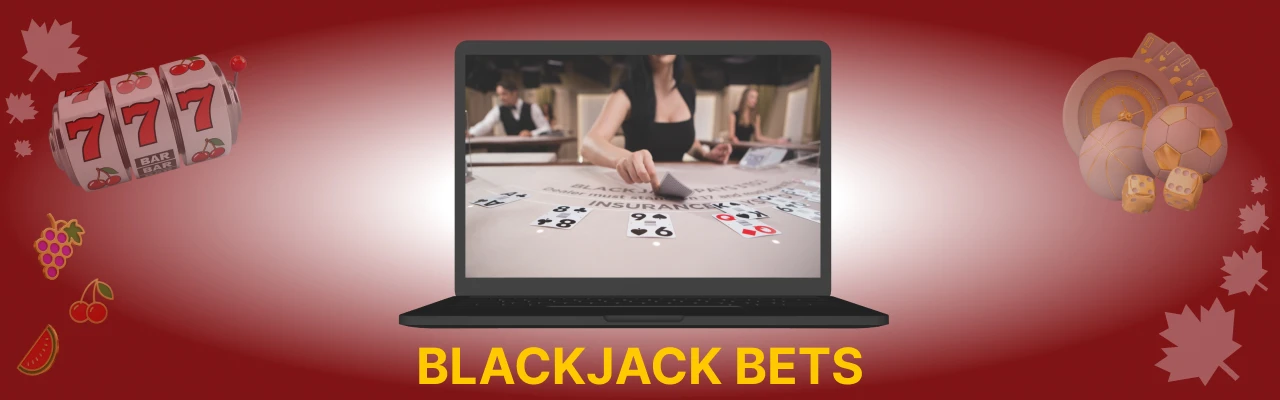 Online blackjack bets