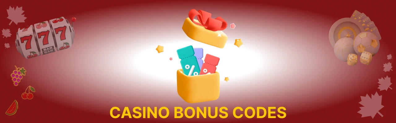 Types of casino bonus codes