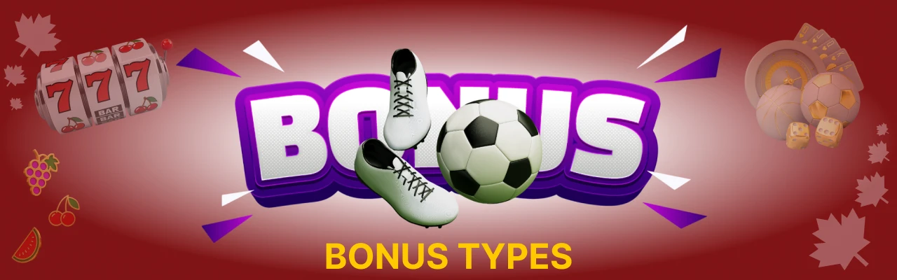 Types of football betting bonuses