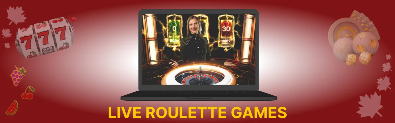 Types of live roulette games
