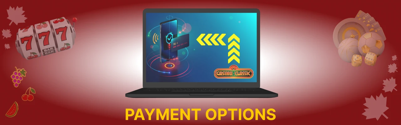Payment methods at casino classic