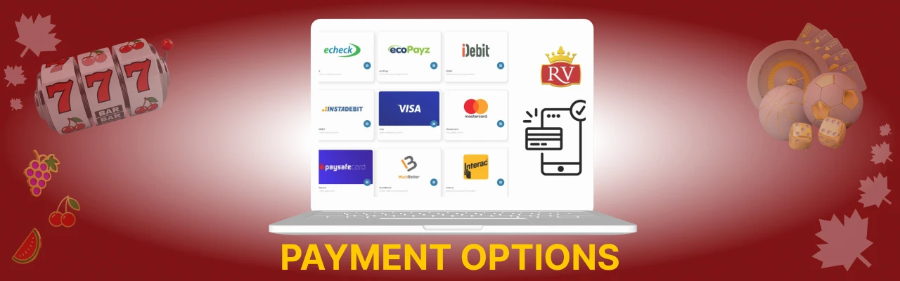 Payment options at royal vegas casino