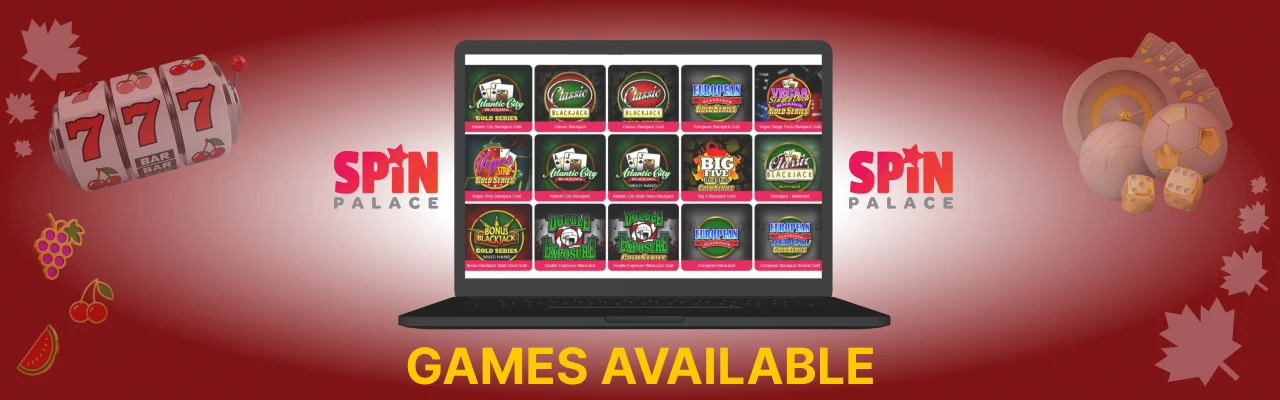 Spin palace online games