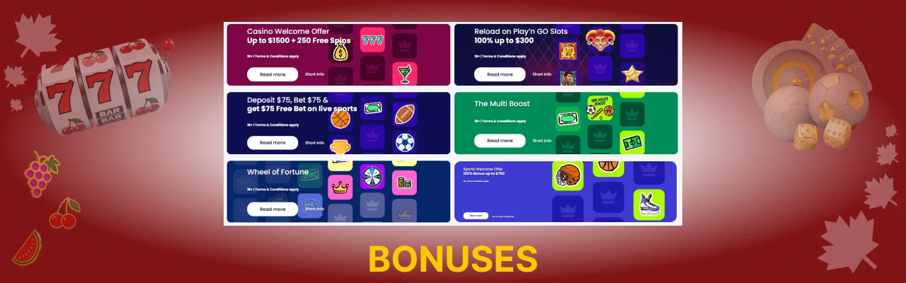 Lilibet casino bonuses