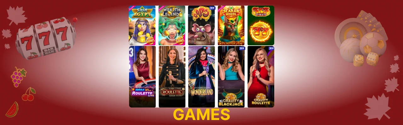 Bankonbet casino live games
