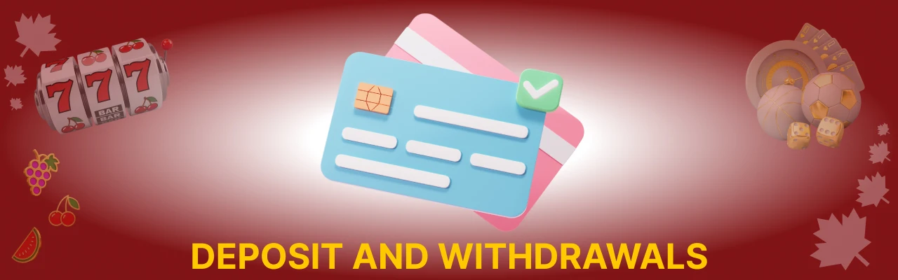 Deposit and withdrawals at viggoslots