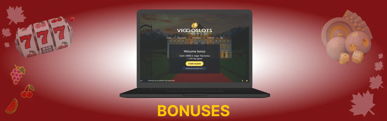Viggoslots bonuses
