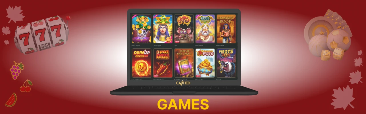 Cashed casino live games