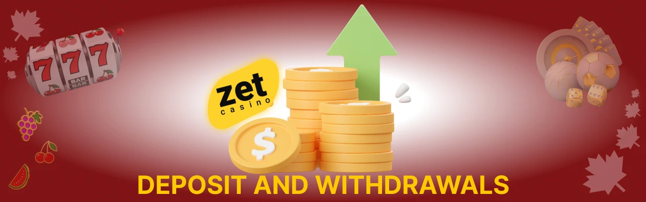 Deposit and withdrawals at zet casino