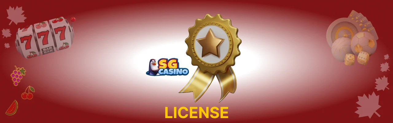 License of sg casino
