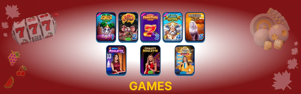 Sg casino live games