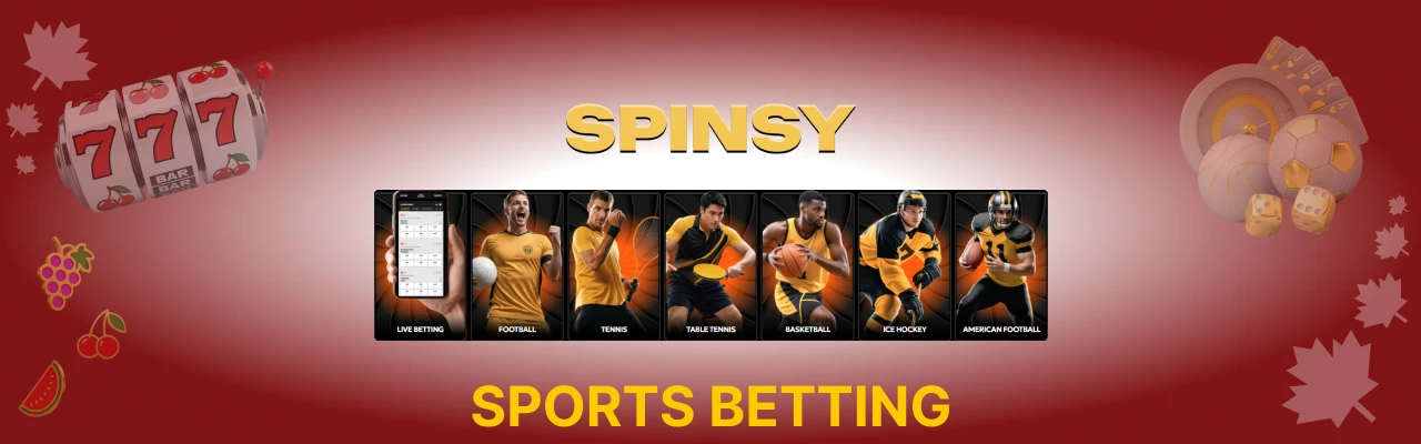 Spinsy casino sports betting odds