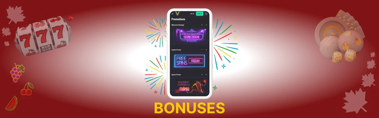Vegaz casino bonuses