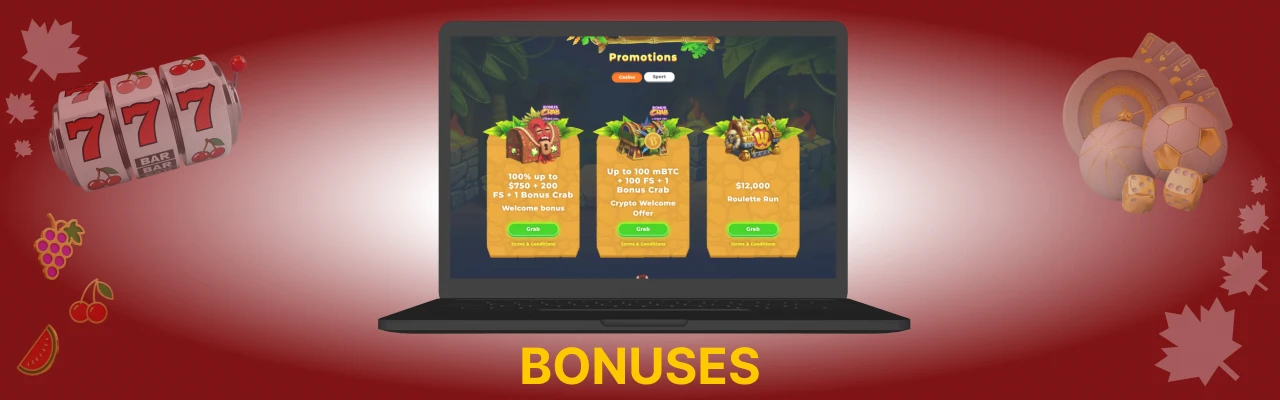 Wazamba casino bonuses