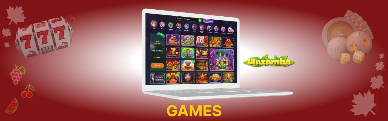 Wazamba casino live games