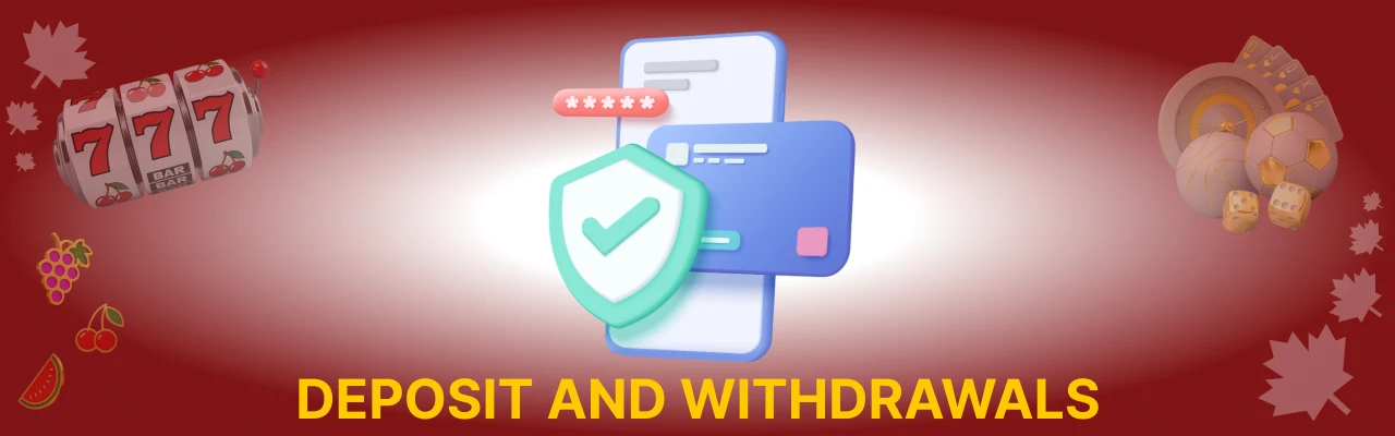 Deposit and withdrawals at casino123