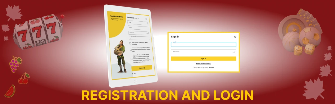 Registration login at zet casino mobile