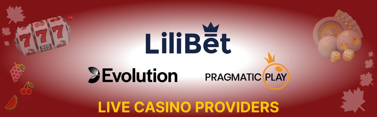 Lilibet live casino providers