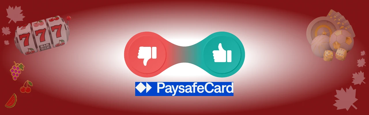 Advantages and disadvantages of paysafecard casino