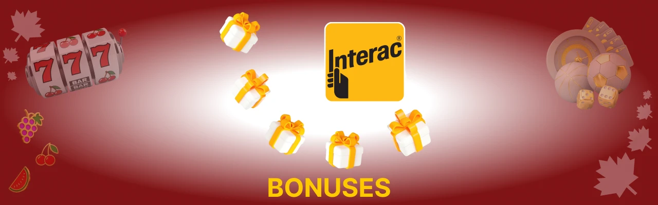 Online casino bonuses with interac