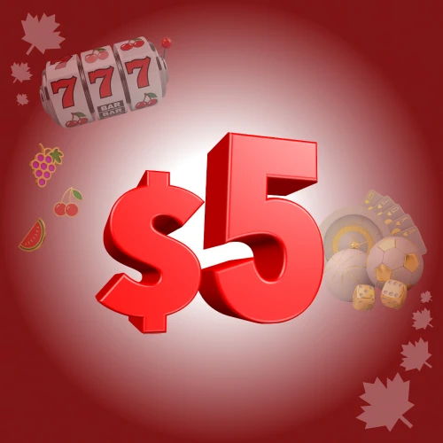 5 Dollar deposit casinos