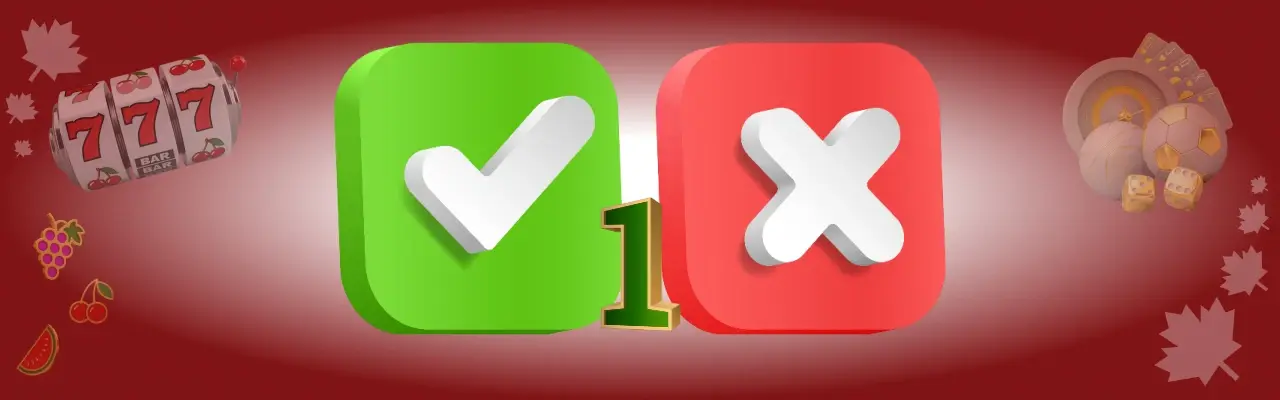 Pros and cons of 1 dollar deposit casinos