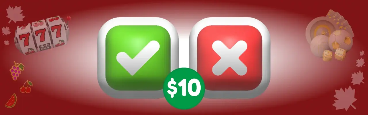 Pros and cons of 10 dollar deposit casinos